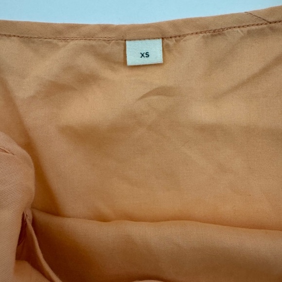 Roller Rabbit Minimalist Camisole Slip Midi Knee Length Dress Orange-Peach,SZ XS - Picture 8 of 11